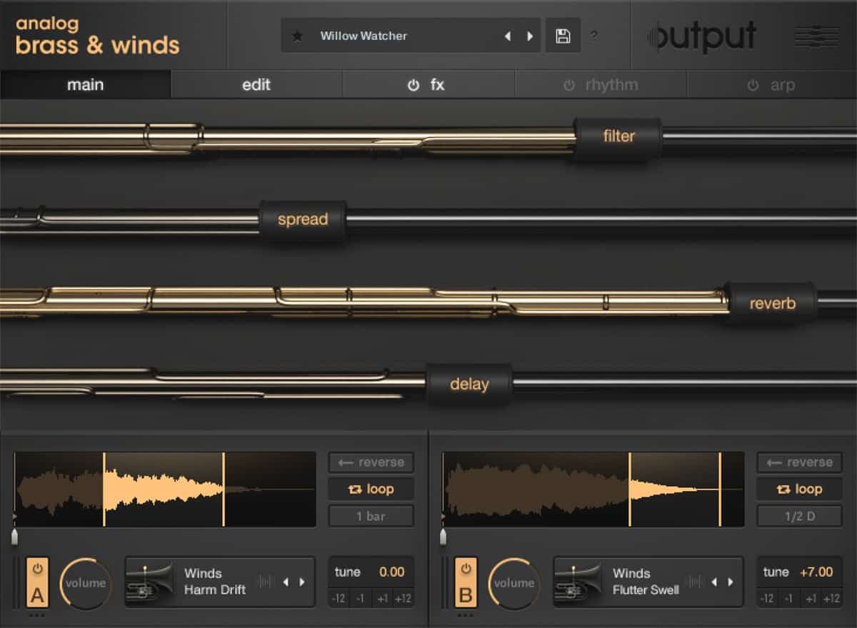 Analog Brass and Winds By Output