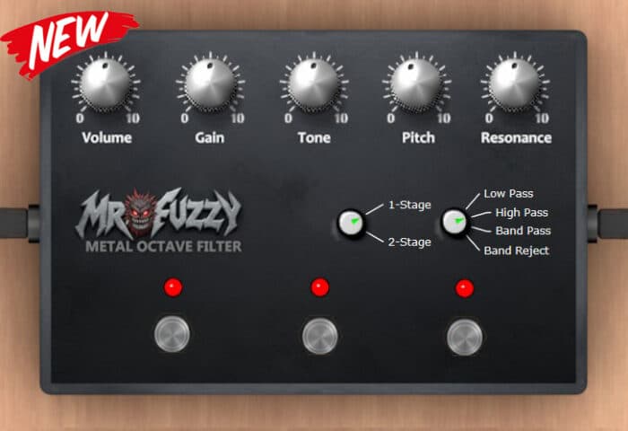 DamyFx Pushes the Boundaries of Fuzz with Mr. Fuzzy Metal Octave Filter