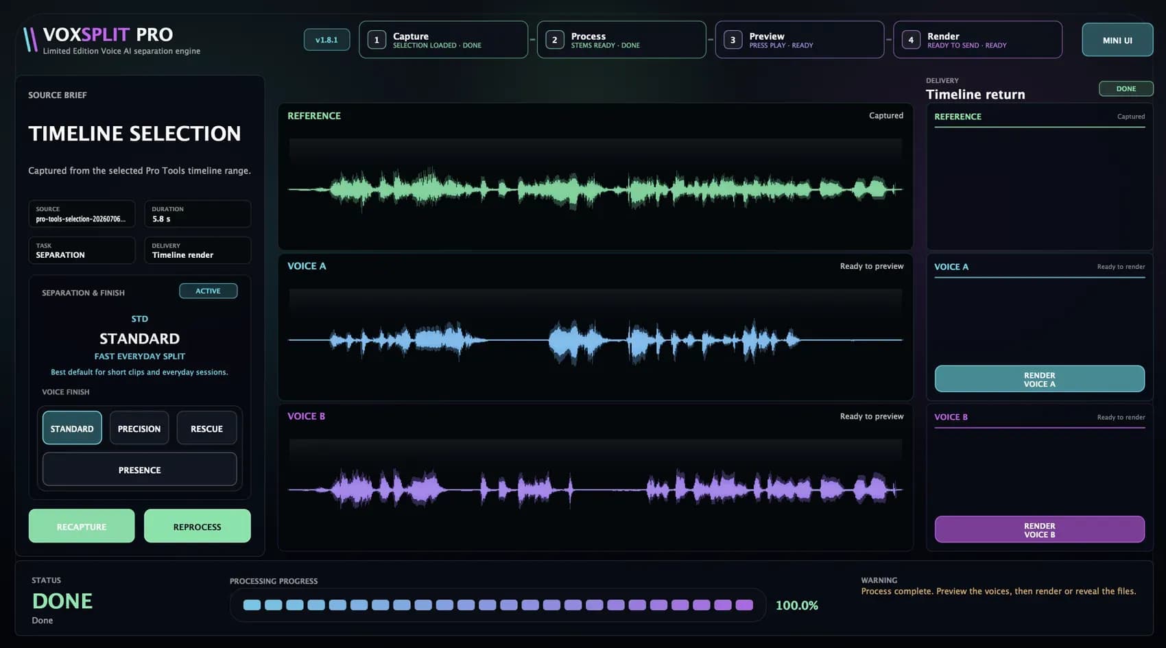 Limited Edition Audio Introduces VoxSplit Pro for Dialogue Separation and Cleanup