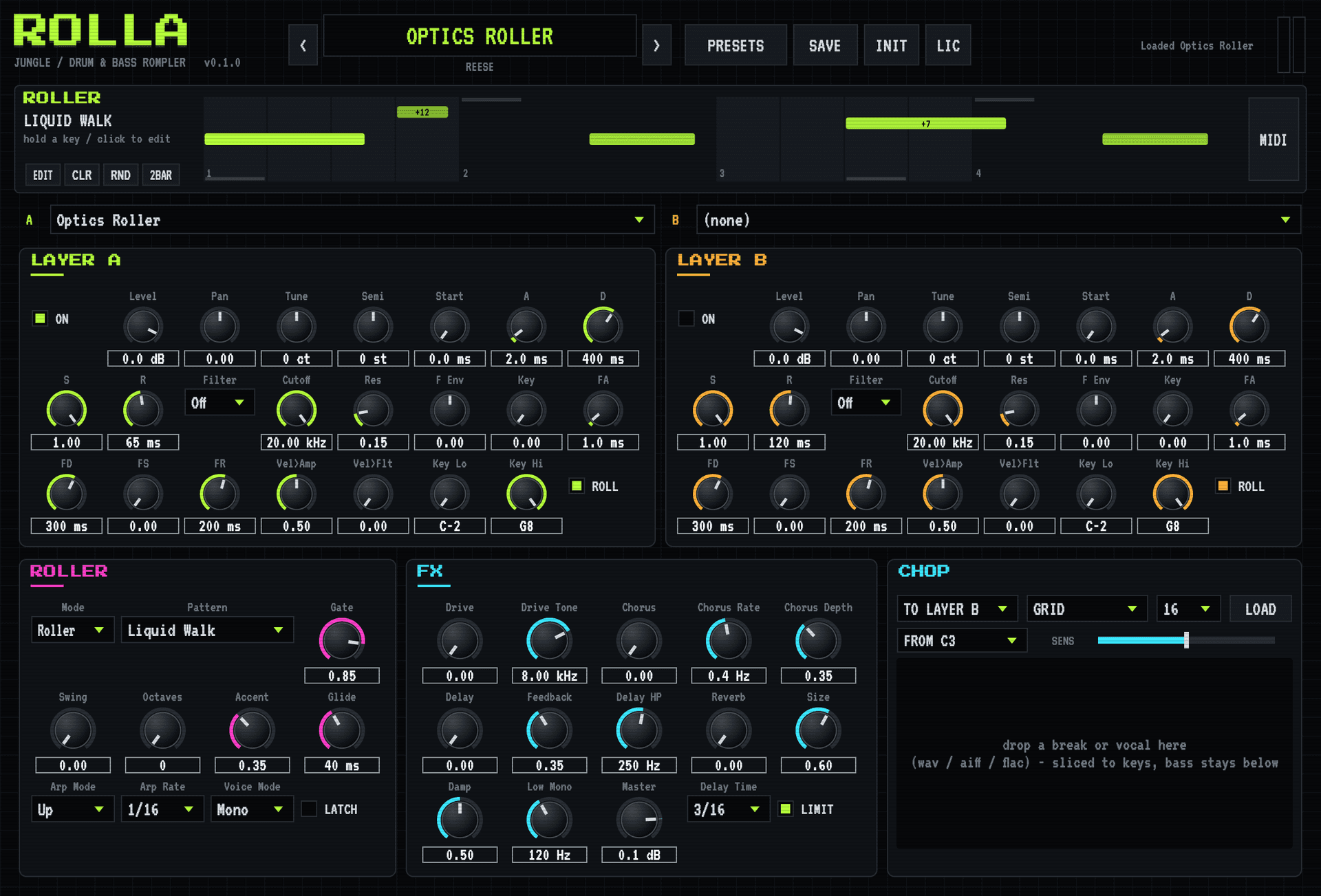 ROLLA Audio Launches ROLLA, a Jungle and Drum & Bass-Focused ROMpler